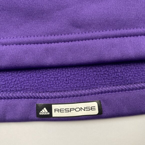 Adidas Formotion Response 1/4 Zip Sweatshirt Women’s L Active Climawarm Purple - Picture 8 of 10